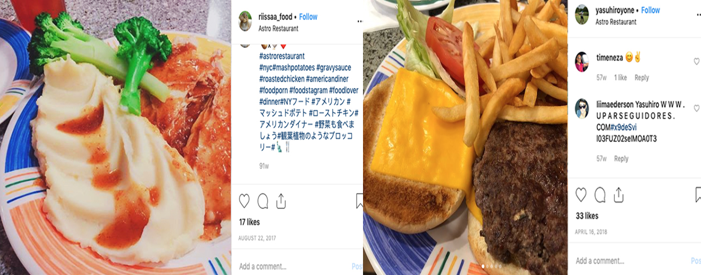 Thank you to all our costumers that posted to Instagram